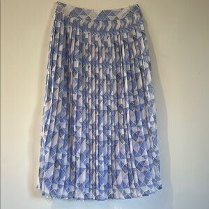 Lizard Thicket Purple Pleated Midi Skirt